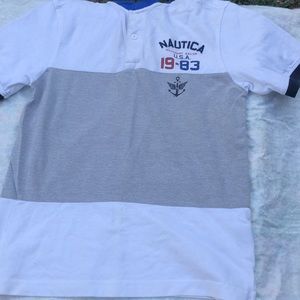 Boys Nautica Polo Shirt Size 14